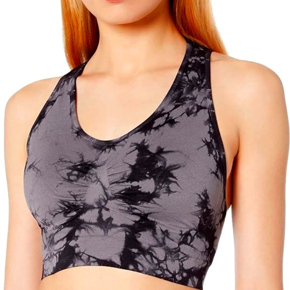 Ahh By Rhonda Shear Womens Seamless Tie-dye Bra - Size M